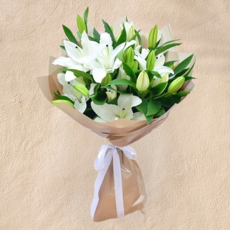 White Lily Bouquet
